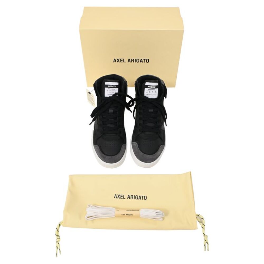 Axel Arigato Dice Hi Sneakers in Black Leather - Picture 10 of 10